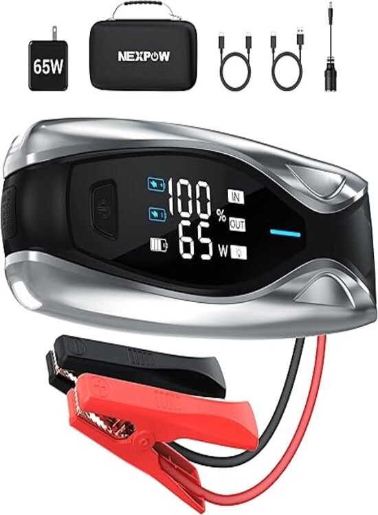 The 2-Second Engine Fire: Quick Route Ultimate Jumper with 65W PD Fast Charge.